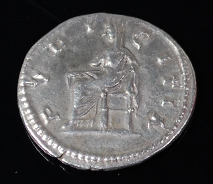 Roman, Julia Augusta Domma 170-217AD, wife of Septimus Serverus AR denarius, obv. bust facing right, - Image 2 of 2