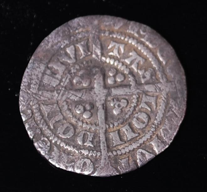 England, post treaty 1369/77 Edward III half groat (F) (1) - Image 2 of 2