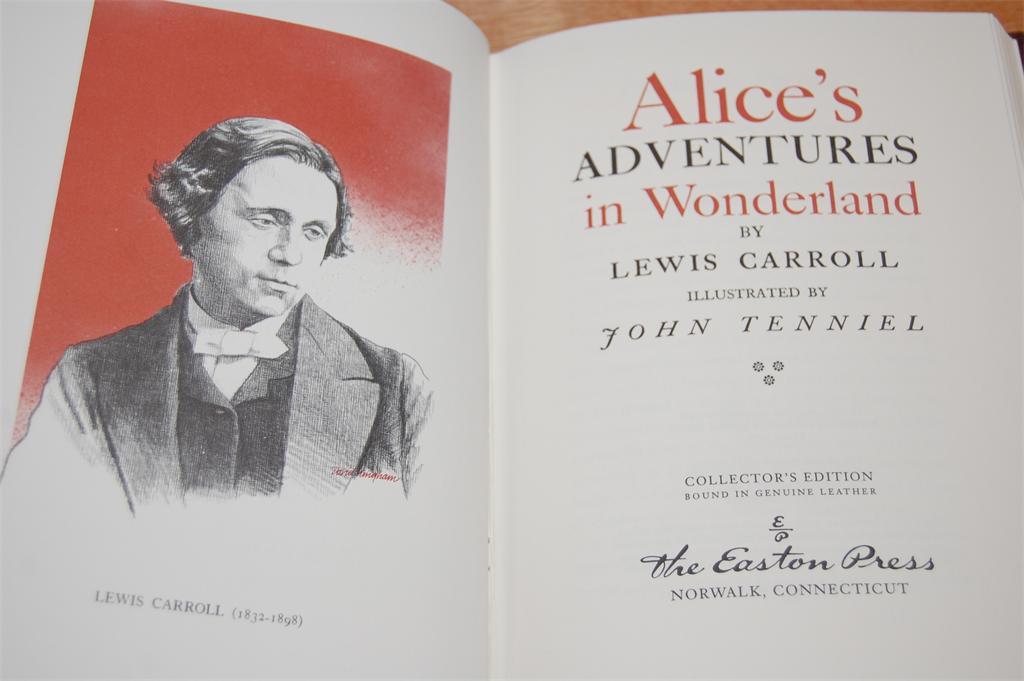 Treasure Island, Alice in Wonderland, Moby Dick and other classics, collectors edition full leather, - Image 9 of 10