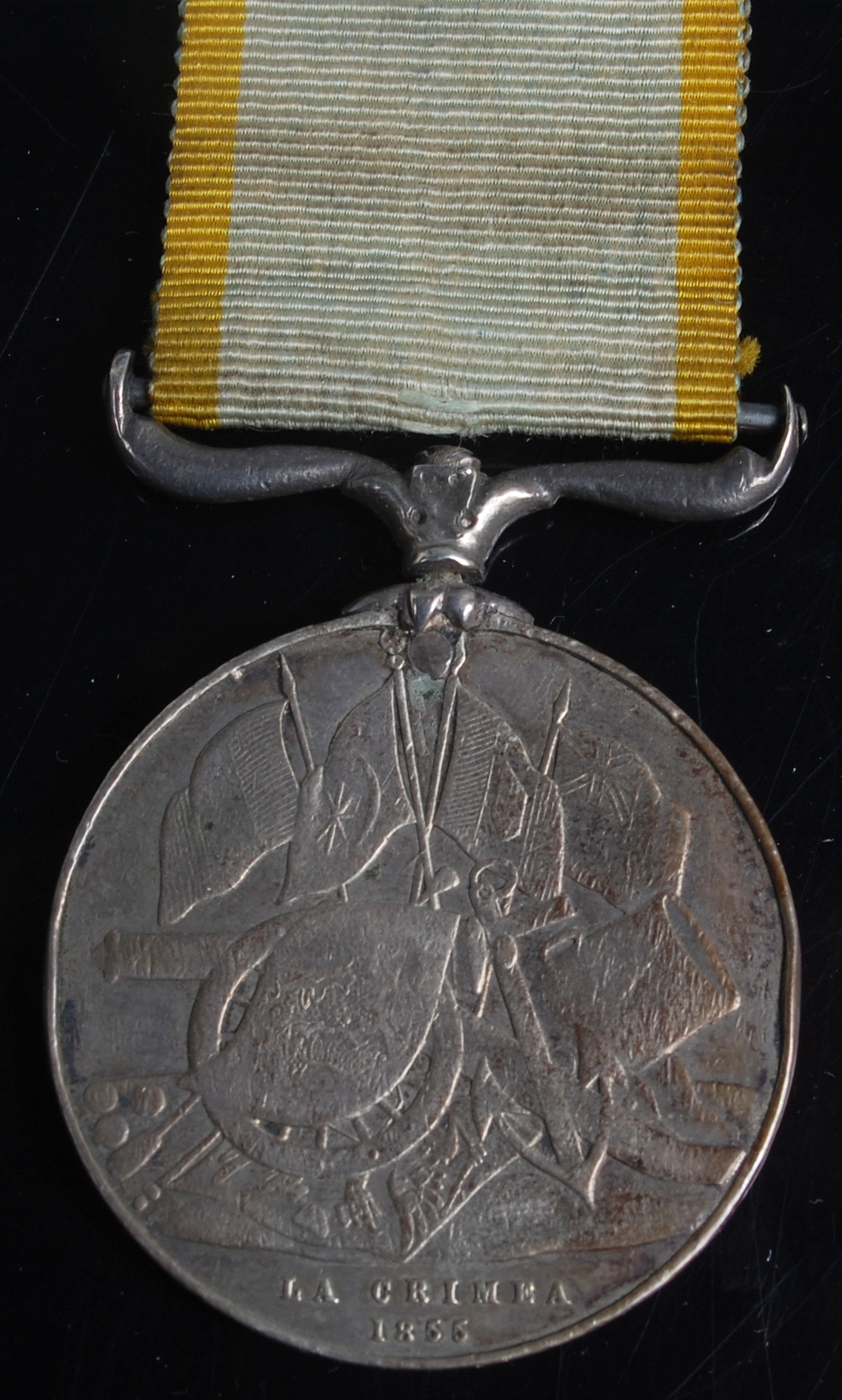 An 1855 Turkish Crimea war medal, Sardinian issue, unnamed