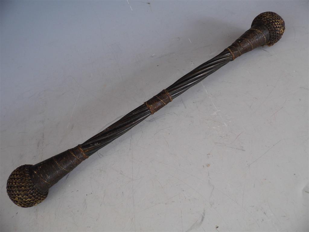 A 19th Century baleen cosh, 33 cm