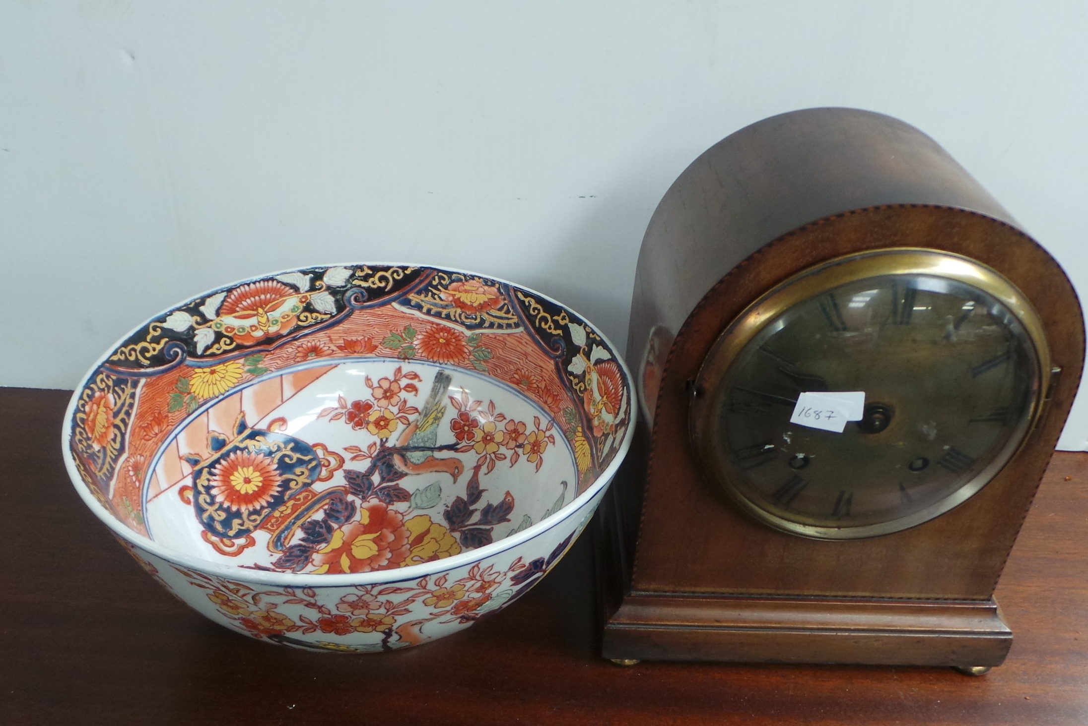 Bowl and Mantel Clock