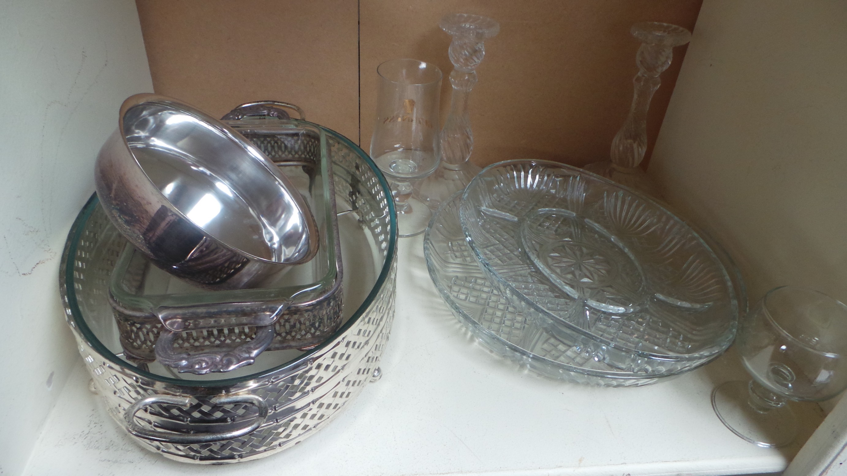 Assorted Of Cut Glass etc.