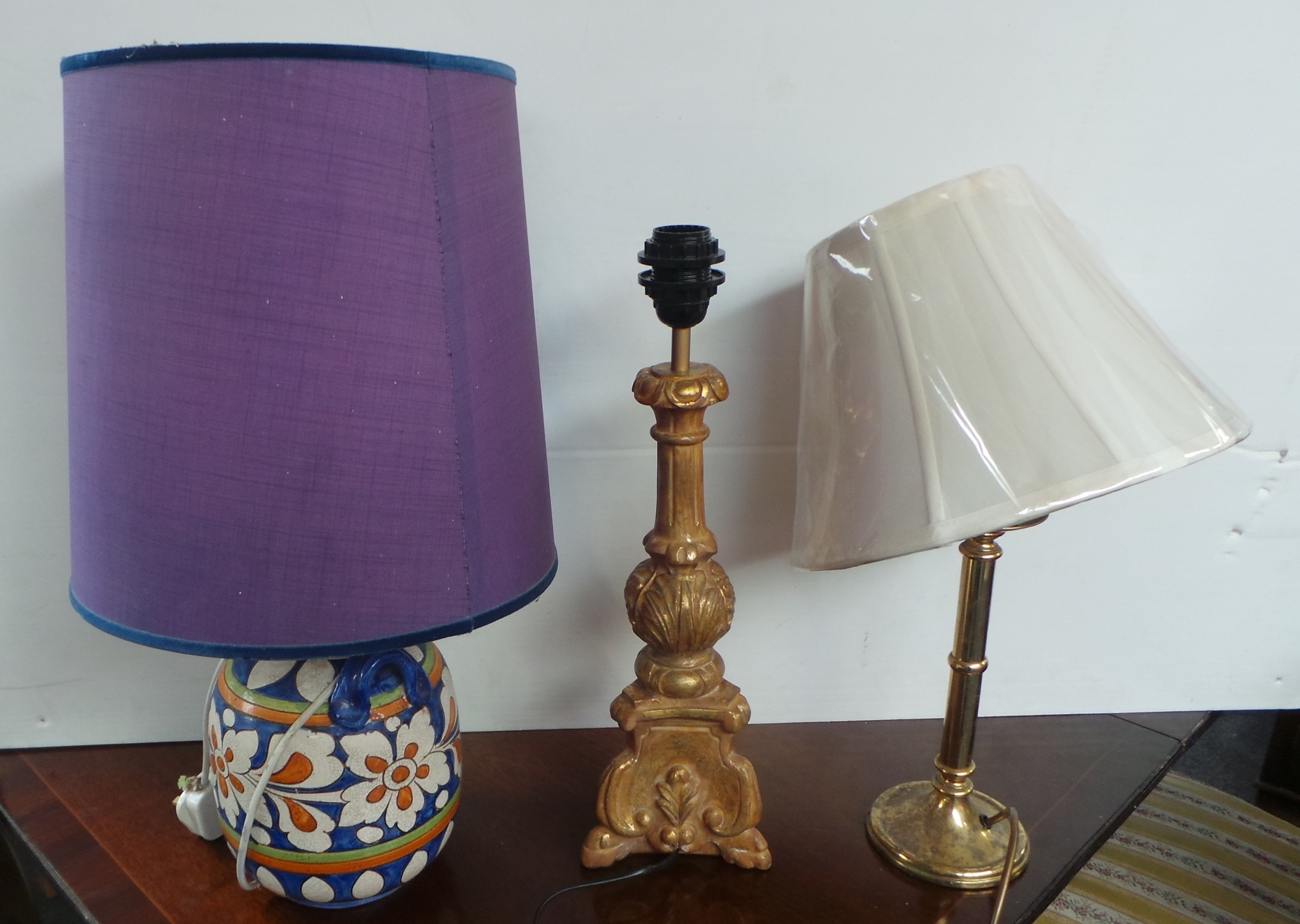 Lot of 3x Table Lamps