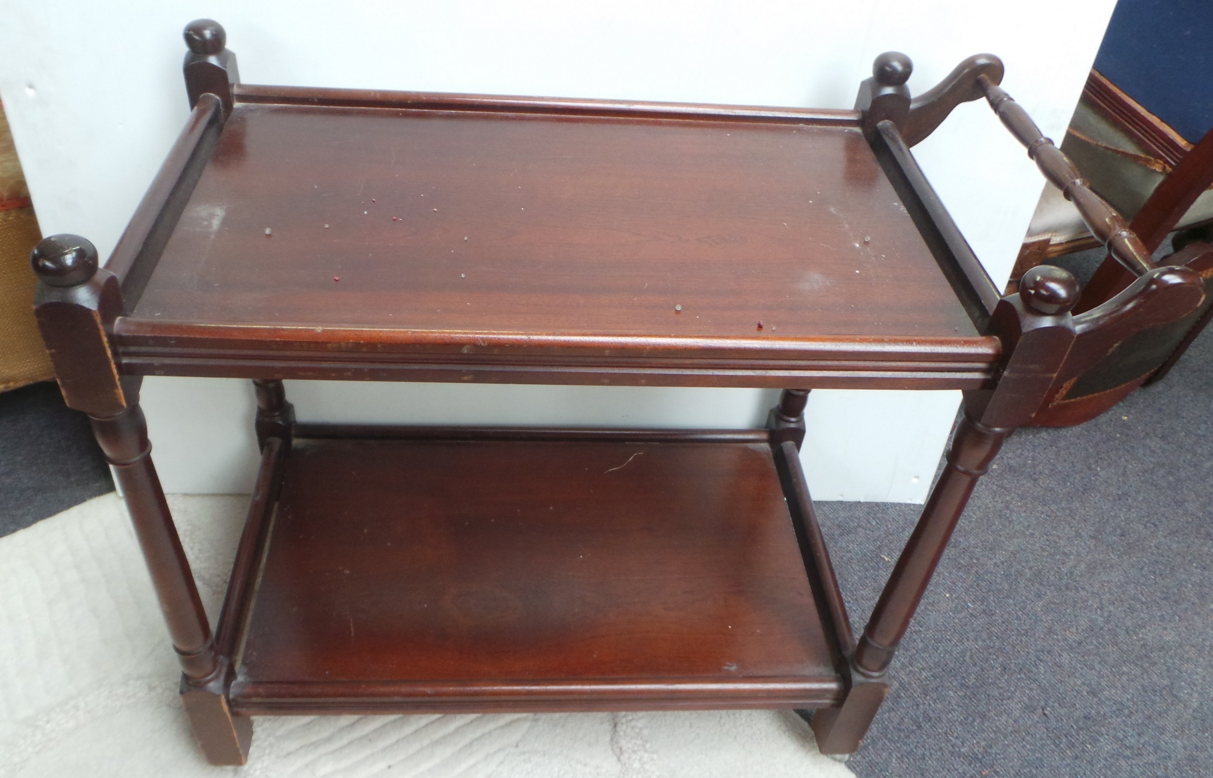 Mahogany Tea Trolley