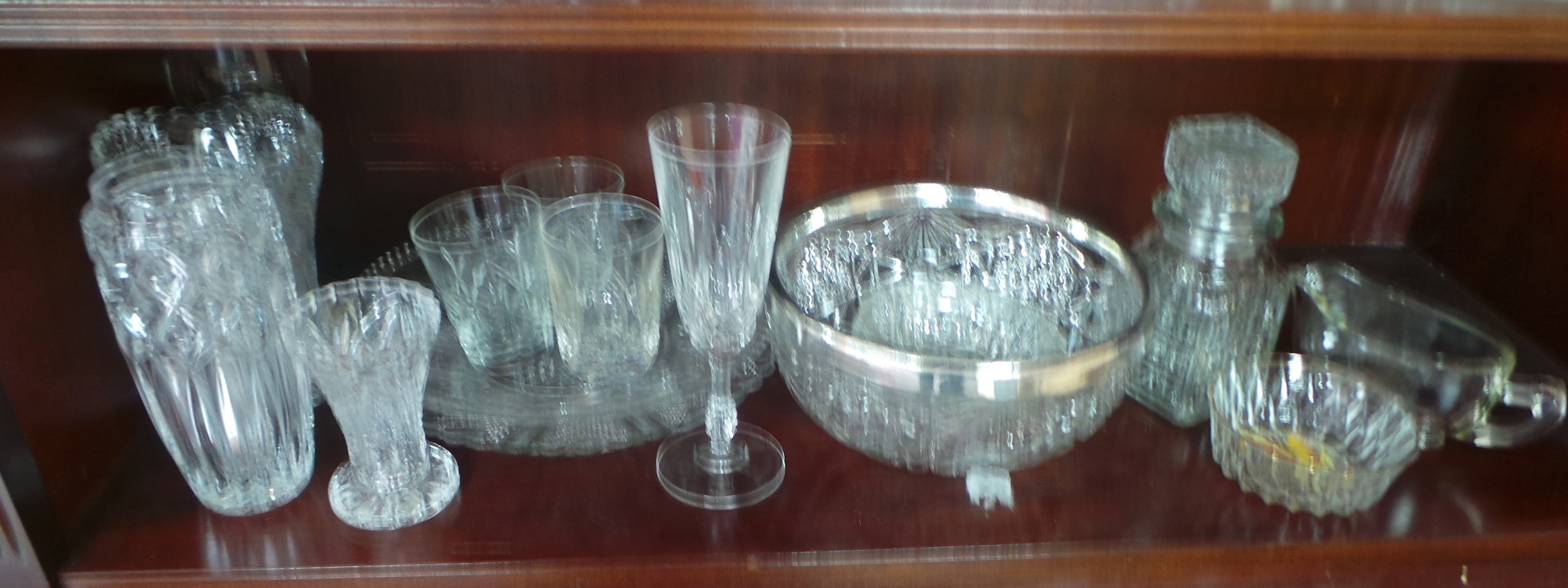 Assorted Lot of Cut Glass