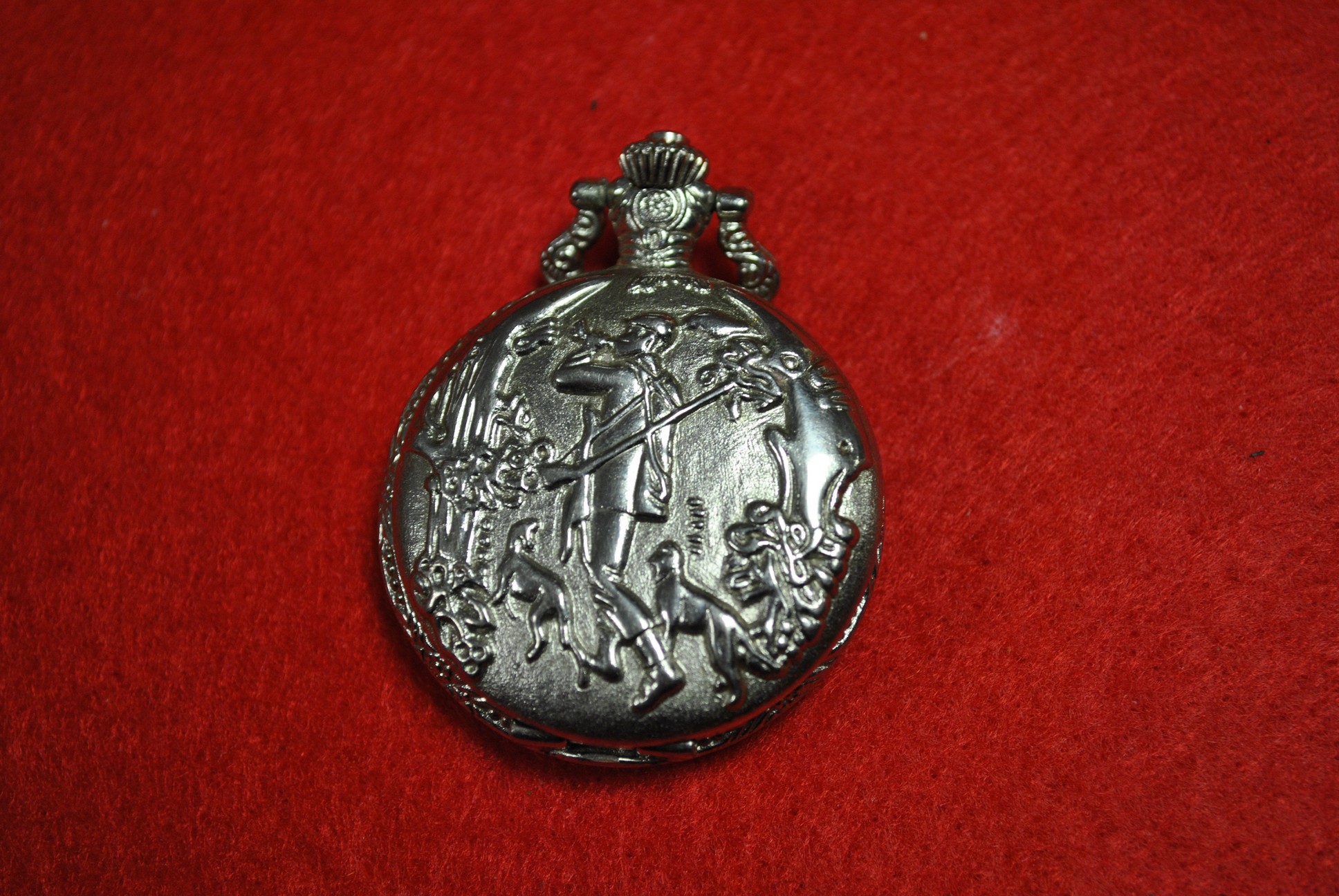 Silver Pocket Watch, Huntsman Perfect Working Order