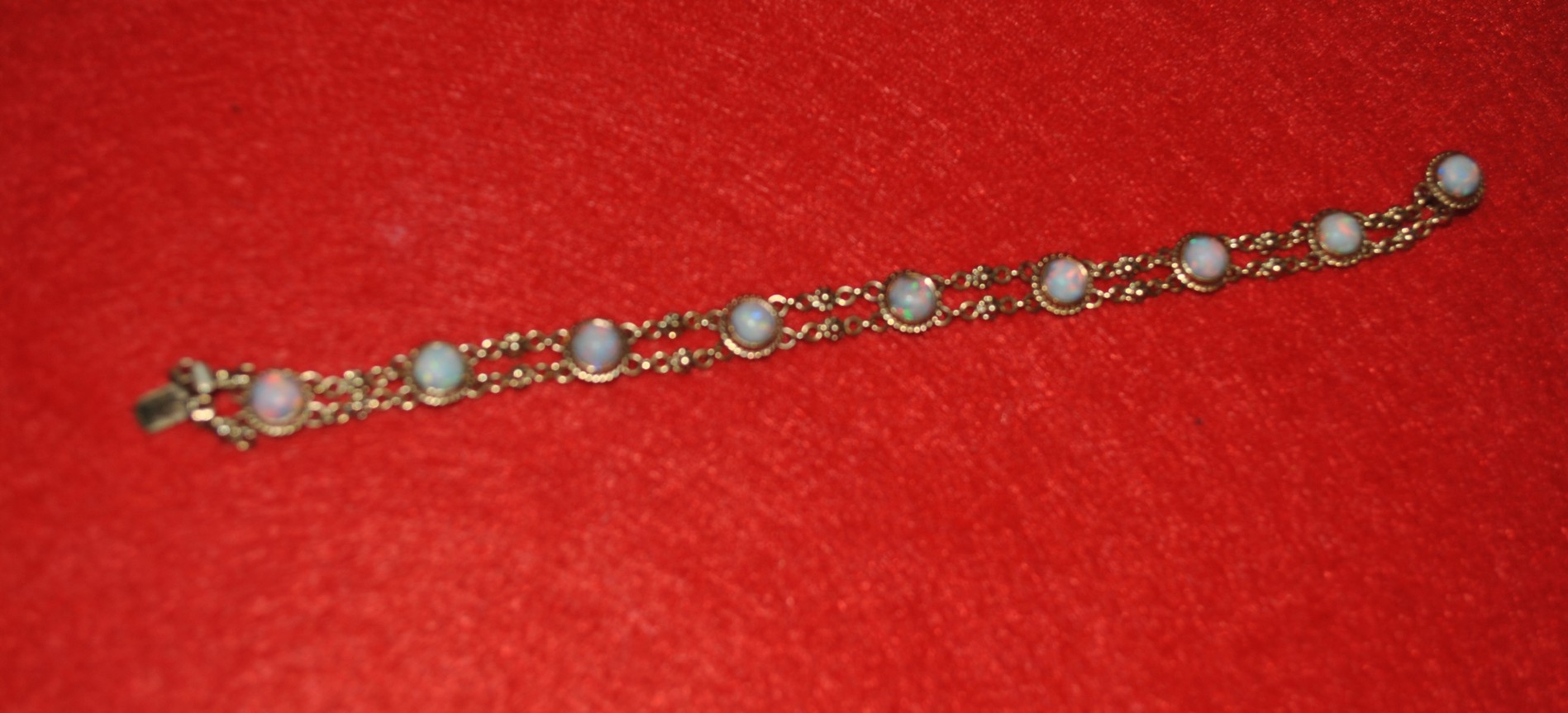 Antique Gold Opal Bracelet