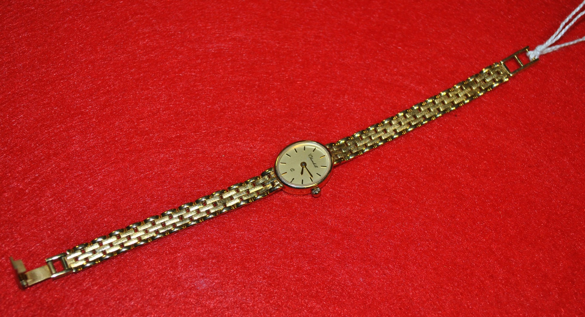 9ct All Gold Ladies Churchill Bracelet Watch