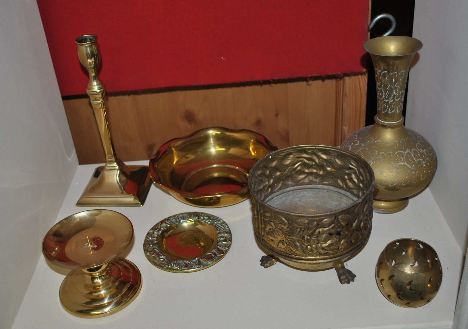 Assorted Lot of Brassware