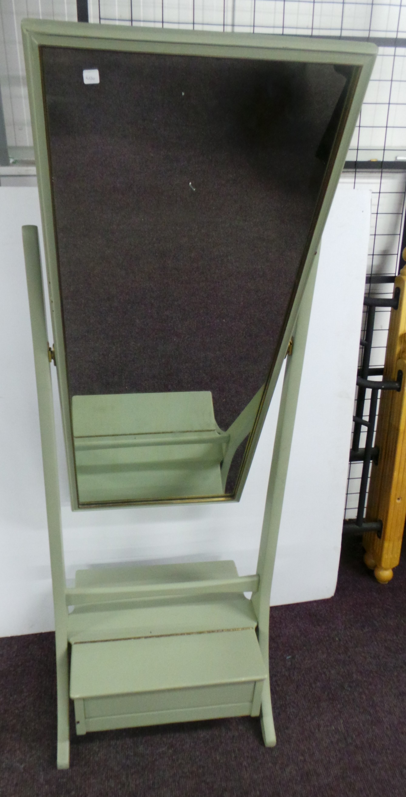 Painted Cheval Mirror