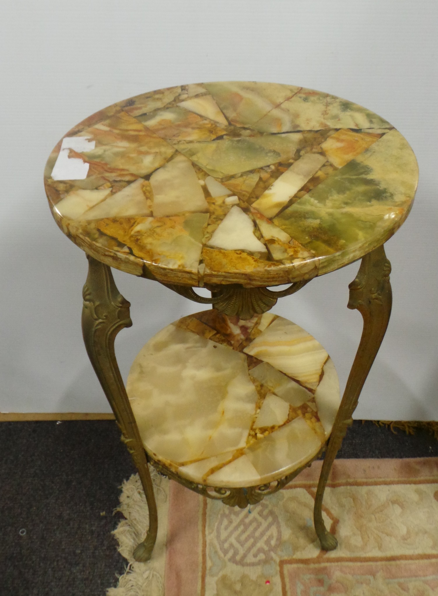 Marble Circular Occasional Table