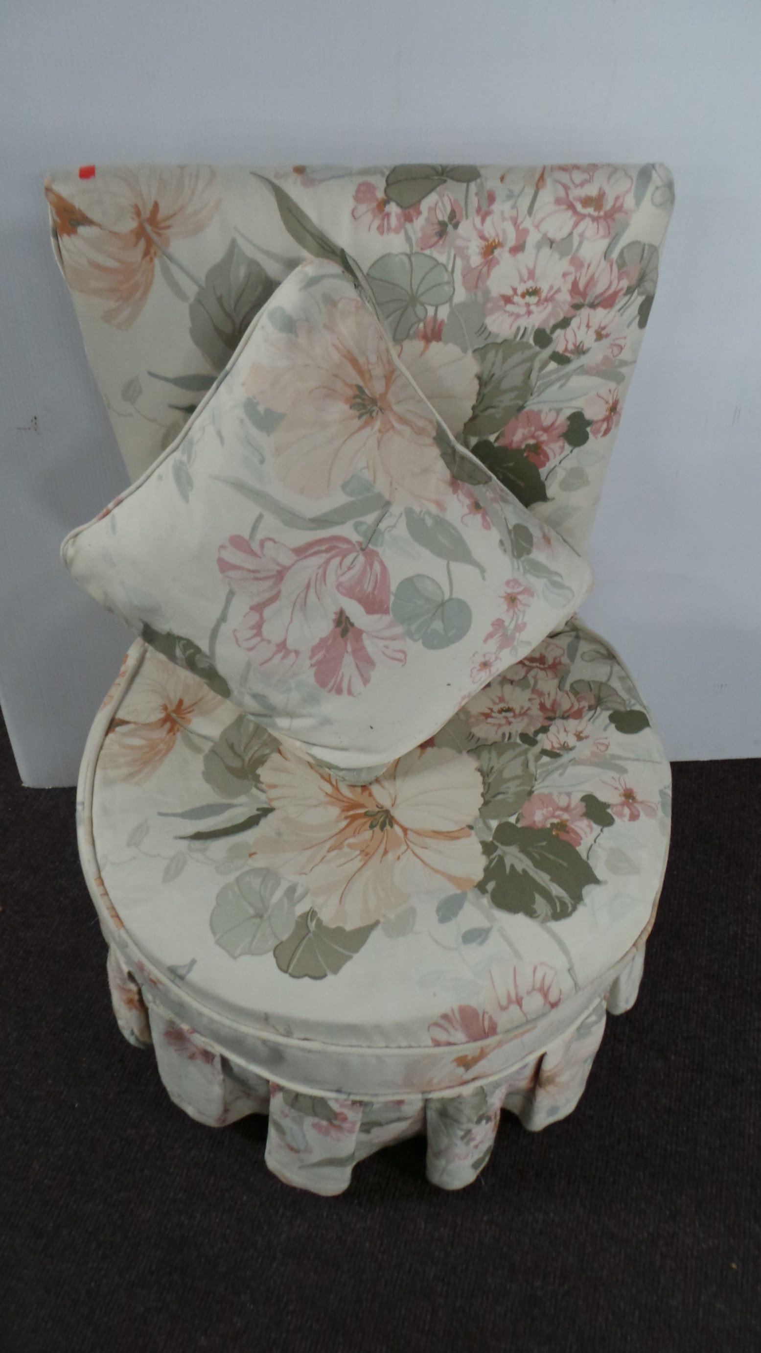 Pair of Upholstered Bedroom Chair