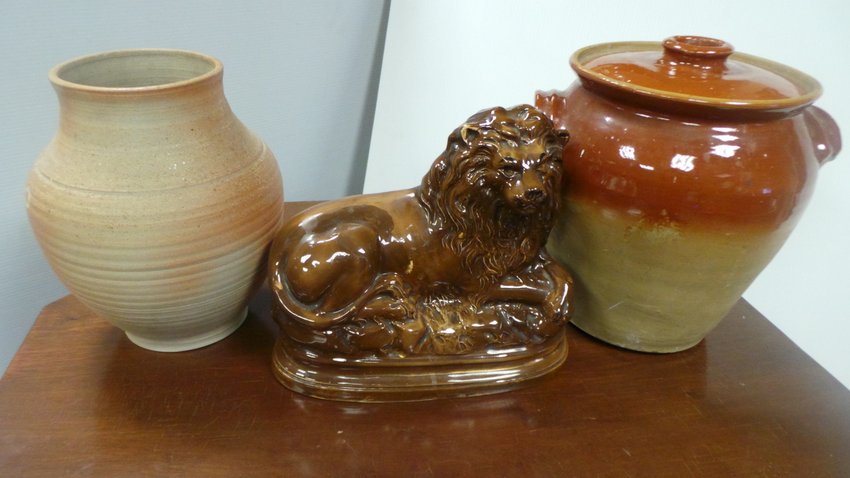 Jar and Vase and Lion Ornament