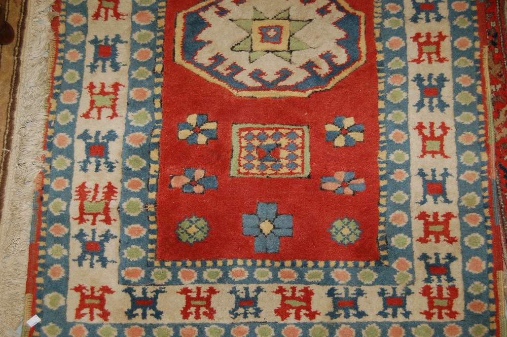 Small 20th Century Caucasian style rug