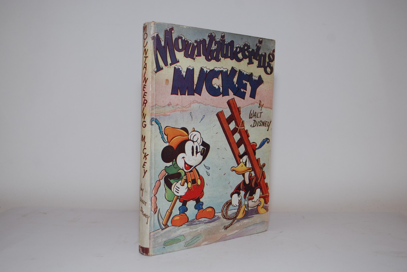 Disney, Walt. Mountaineering Mickey, first edition, illustrations, some browning, original