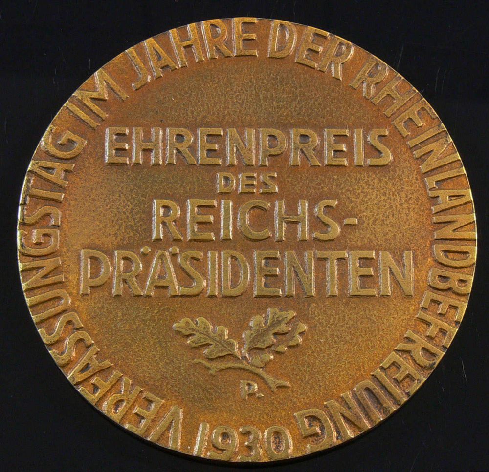 Medaille Weimarer Republik, "Ehrenpreis des Reichspräsidenten / Verfassungstag /