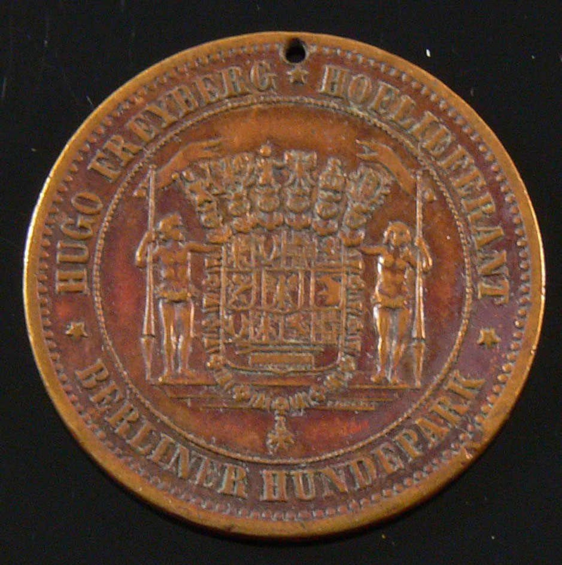 Schwarzburg-Rudolfstadt, Günther Viktor (1890-1918), Medaille (b. Lauer), Werbemedaille der Fa. Hugo