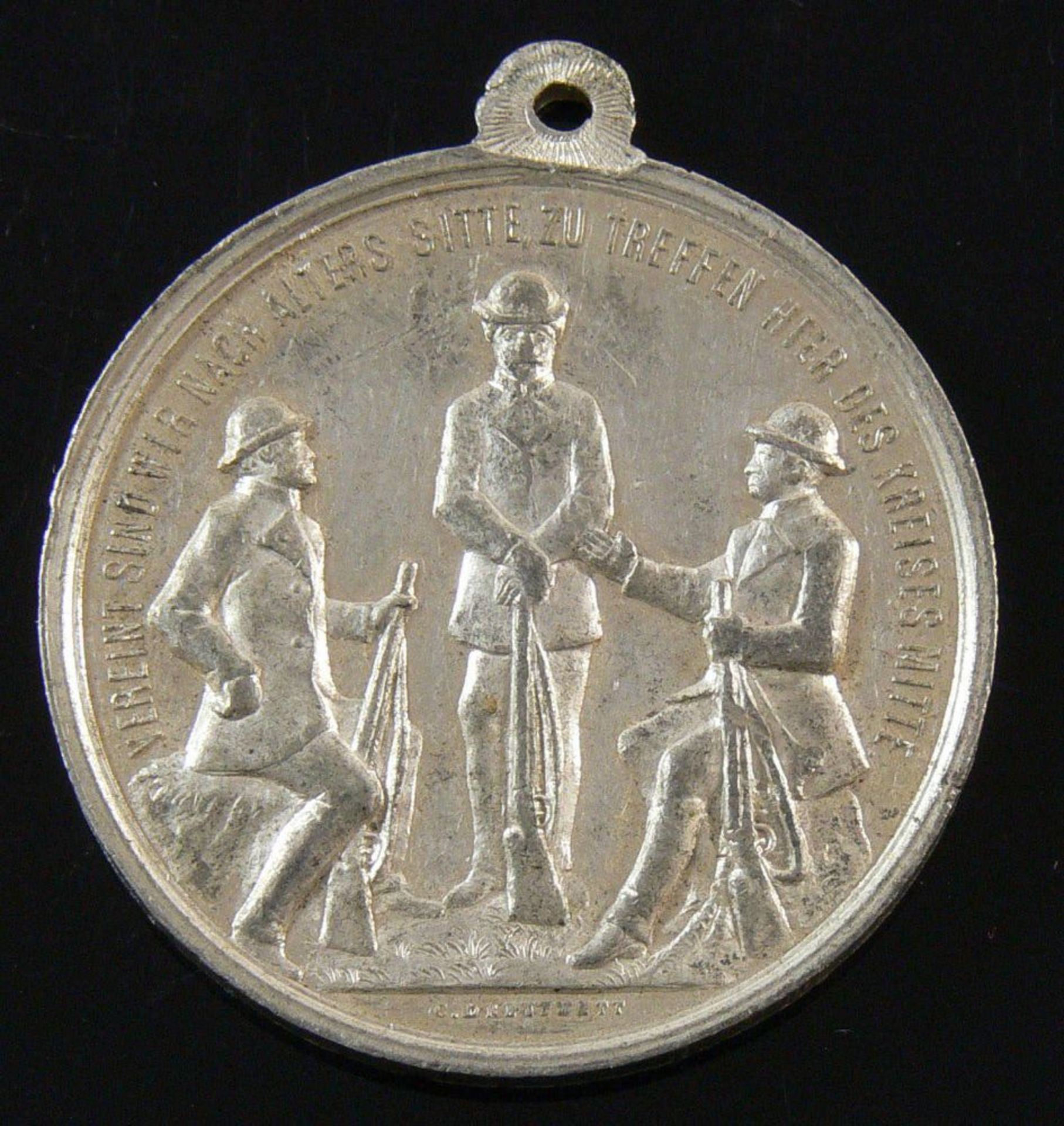 seltene Medaille 1882, "7. Bundesschießen d. mitteldeutschen und brandenburgischen Provinzial