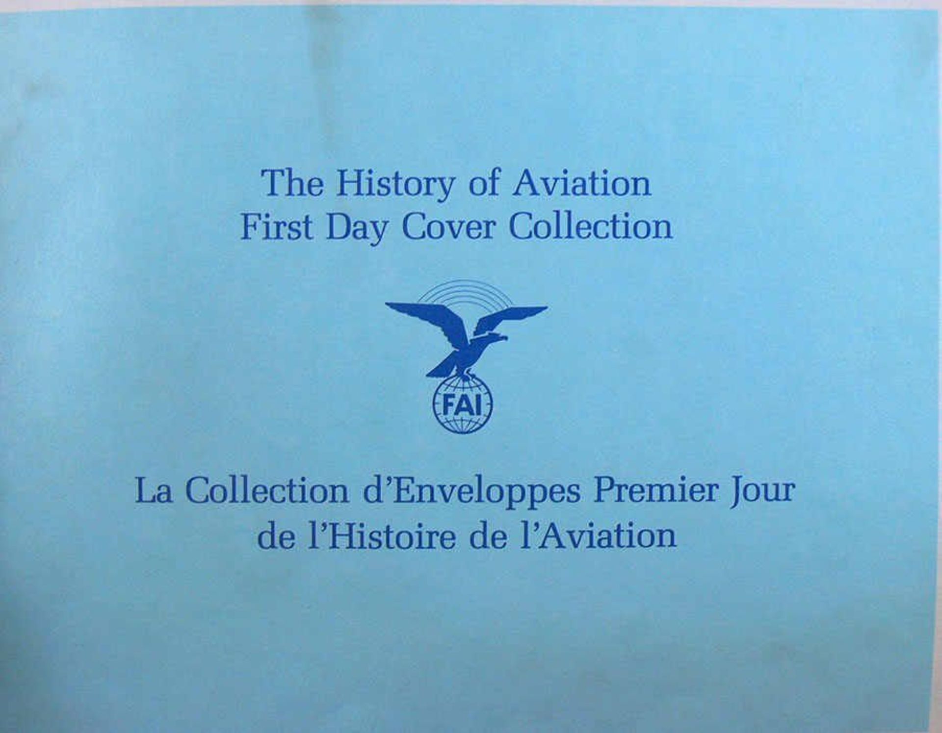 Sammlung Ersttagsbriefe "The History of Aviation - First Day Cover Collection". Bitte besichtigen.