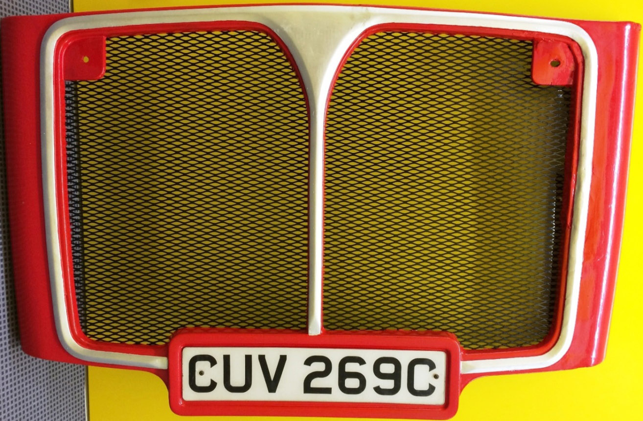 Original London Transport Routemaster RADIATOR GRILLE ex RML 2269 and carrying registration plate