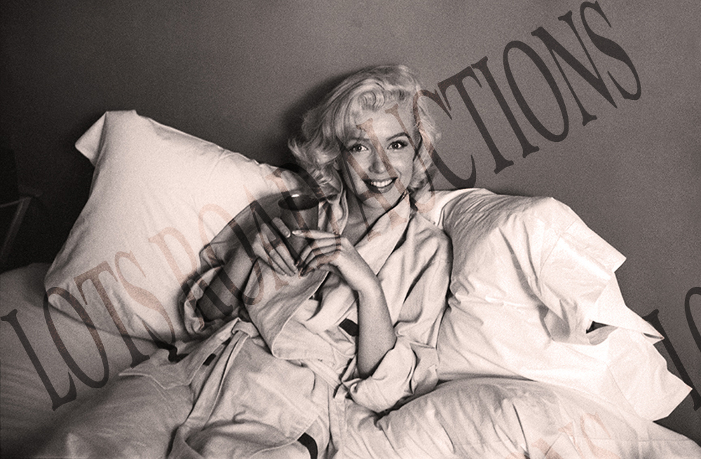 'MARILYN MONROE', print, 42cm x 64cm, framed.