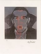 ANDY WARHOL (American), 'Dracula', offset lithograph, numbered 1212/5000, 40cm x 30cm, signed in the