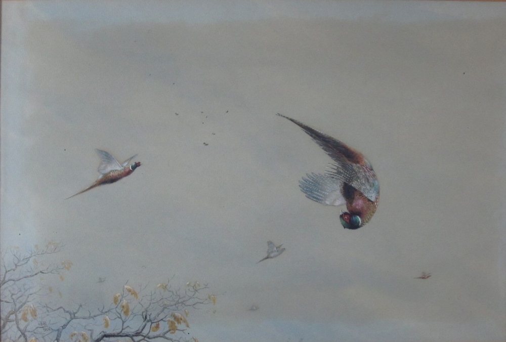 § VINCENT BALFOUR-BROWNE (1880-1963)PHEASANT SHOOTSigned with initials and dated 1906, watercolour