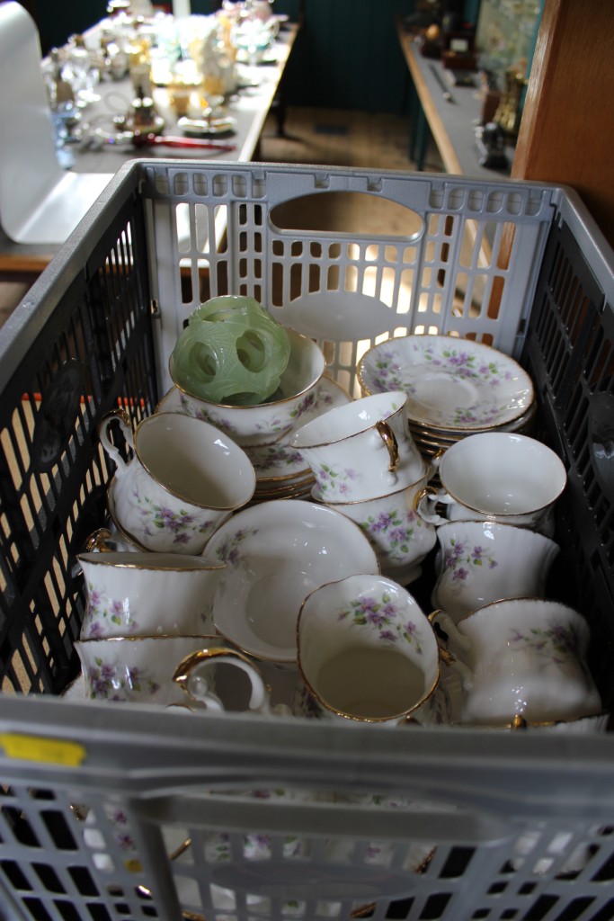 A Paragon `Malandi` tea service comprising of cups, saucers, jugs, serving plate, etc with floral