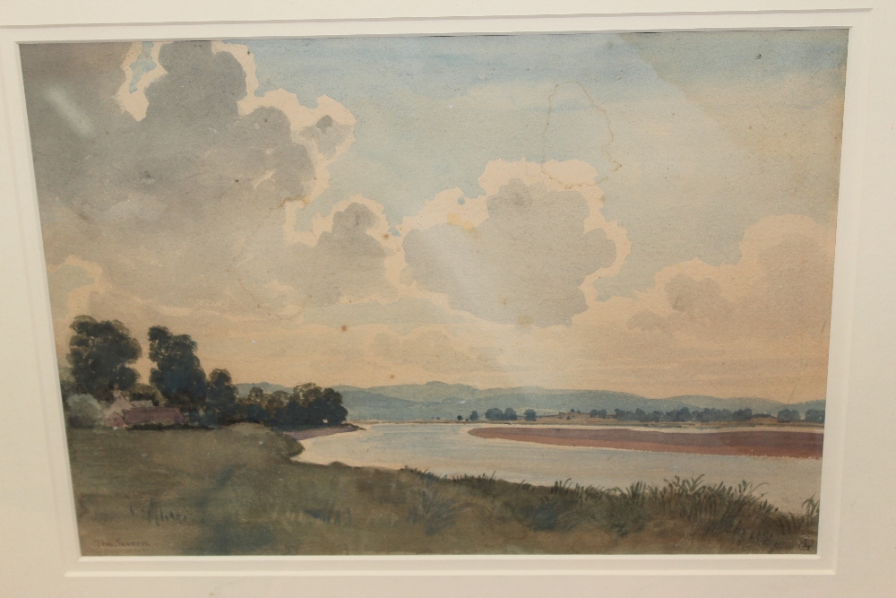 A LATE 19TH/EARLY 20TH CENTURY (ENGLISH SCHOOL), The Severn, watercolour, indistinctly signed with