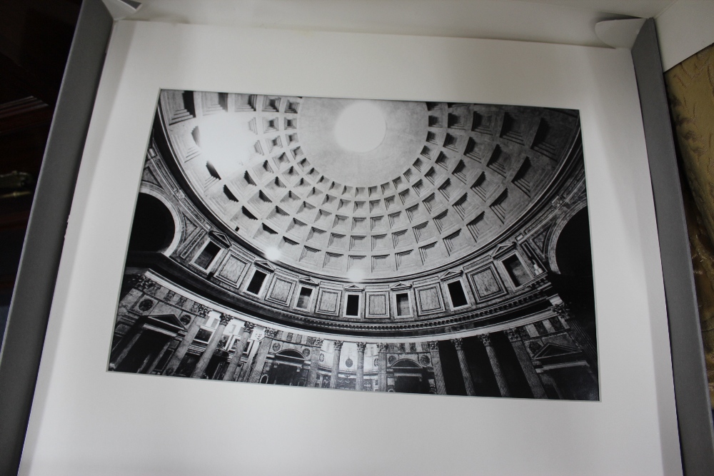 THREE CONTEMPORARY PHOTOGRAPHS OF VIEWS IN ROME, with mounts but unframed, each approximately 31.