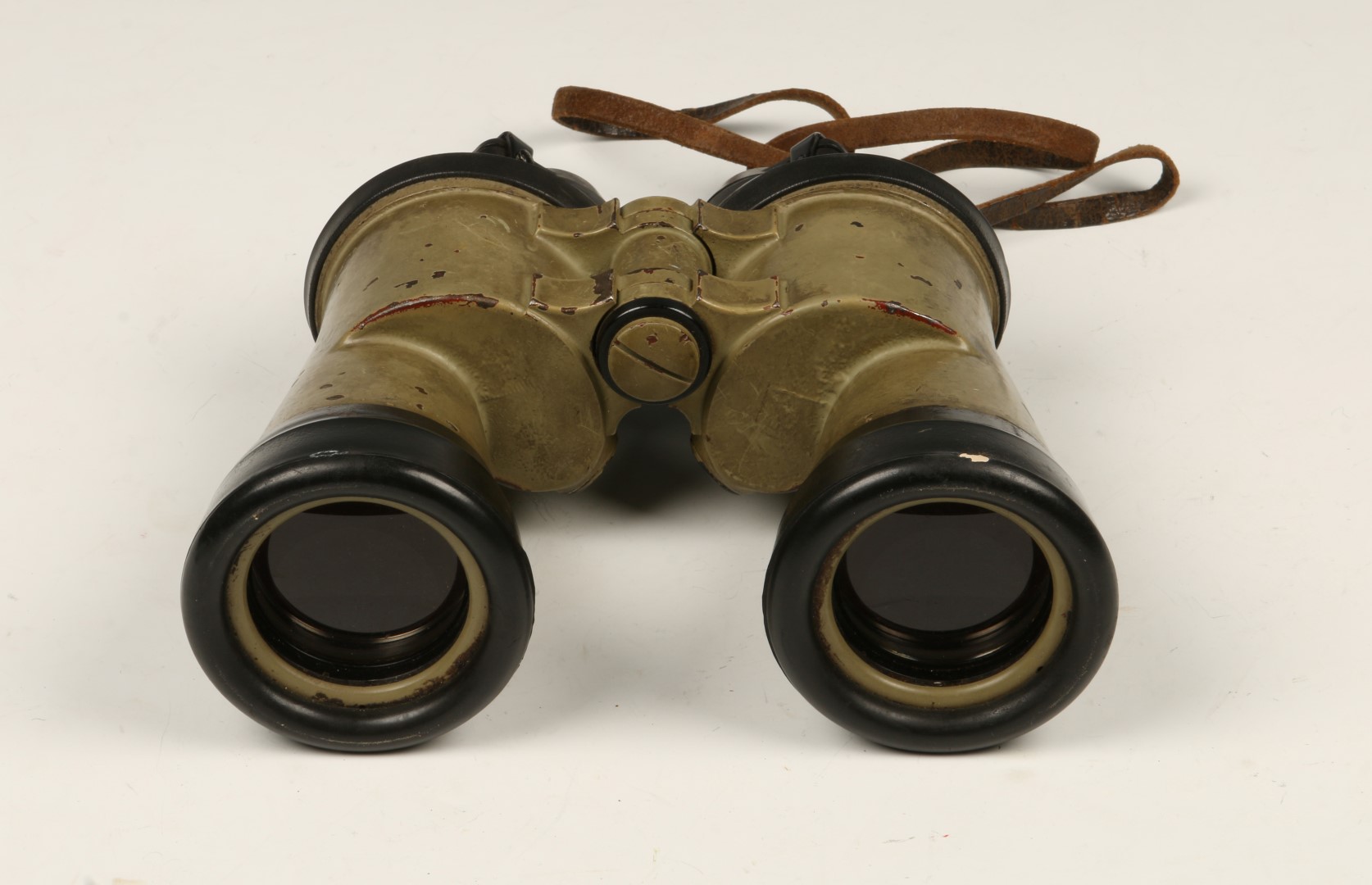 A PAIR OF WW2 GERMAN SUBMARINE BINOCULARS number 54073 by Zeiss