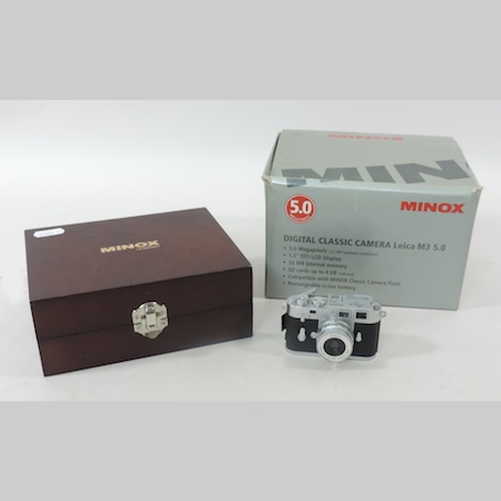 A Minox Leica M3 miniature camera, 8904465, boxed