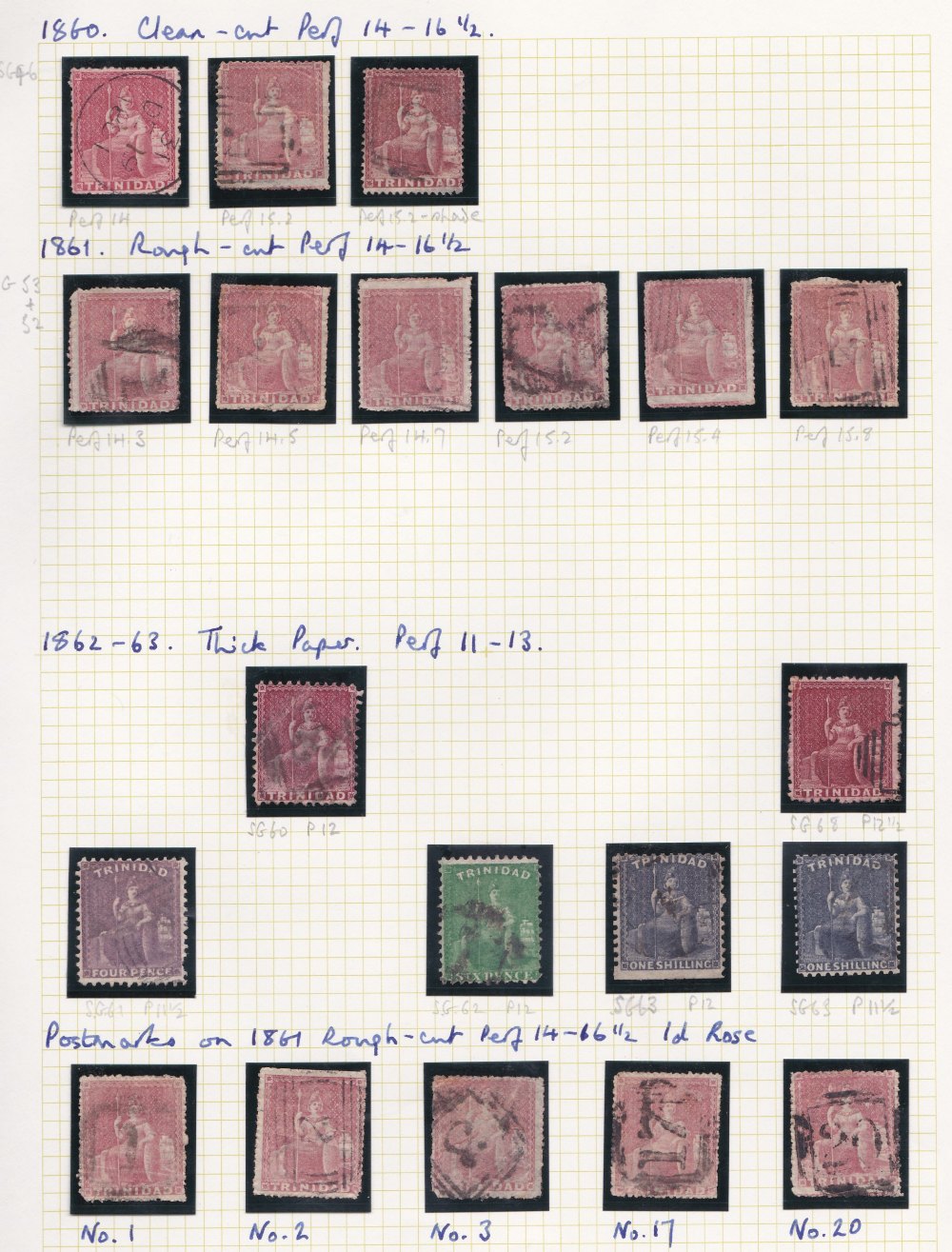 STAMPS: Commonwealth collection of Caribbean countries. St Vincent, St Lucia, Trinidad war tax