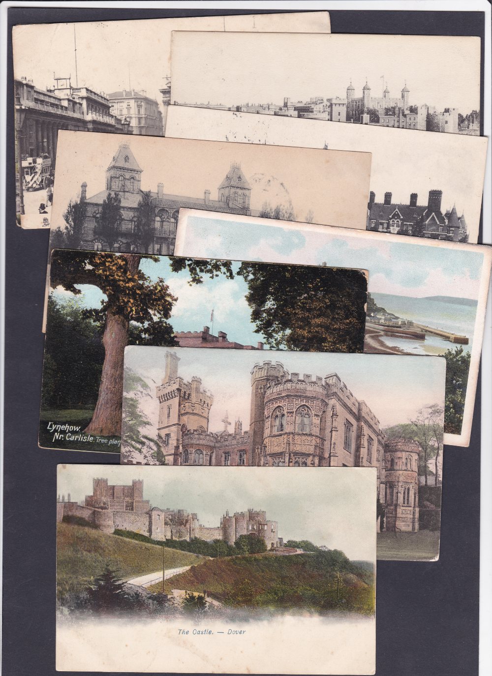 HISTORIC BUILDINGS, small batch of Edwardian postcards depicting historic buildings, incl. Tower of