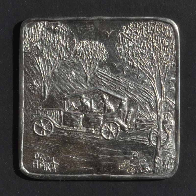 Pro Hart 1928 - 2006 The Yabbie Catchers A.P., edition of 47 Inc. 6 x artist proofs 925 silver