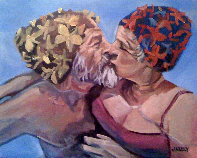 Jody Kelly `Real Love` Acrylic on canvas 50cm x 40cm signed & framed Photo to follow