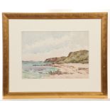 JAMES WILSON MCKINNELL, SOUTHEND - MULL OF KINTYRE watercolour on paper, signed 27cm x 38cm Mounted,