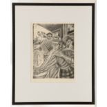 * KEN CURRIE, DANCING COUPLE etching, signed and dated 1982 in pencil, numbered 23/30 35.5cm x 26.