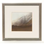 * GREGOR SMITH RSW, WINTER LANDSCAPE - WHISTLEFIELD pastel and watercolour on paper, signed and