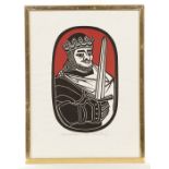 * WILLIE RODGER RSA RGI, ROBERT THE BRUCE and ALEXANDER III each linocut, each signed, titled,