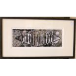 CONTEMPORARY BRITISH SCHOOL, IN THE GLEN III photographic print, signed indistinctly and titled in