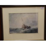 TOM MCARTHUR NS (1915 - 1993), SUDDEN SQUALL print 24cm x 34cm Mounted, framed and under glass