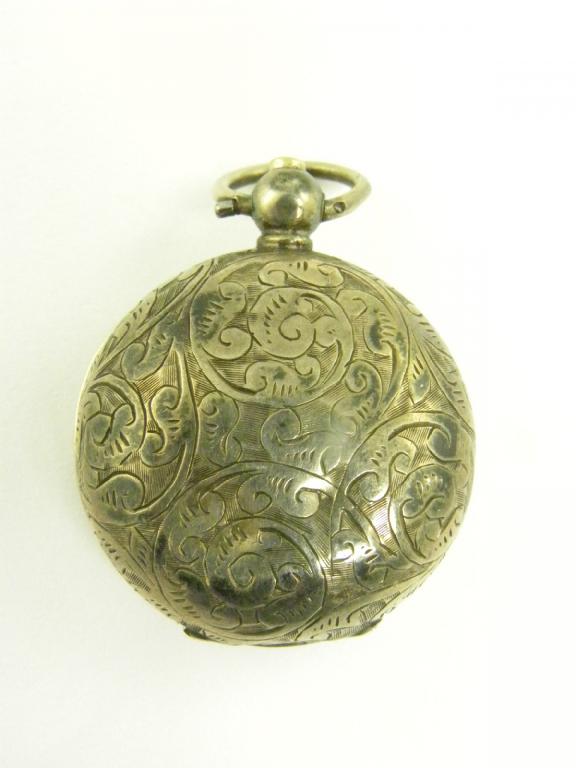 A VICTORIAN SILVER SOVEREIGN CASE, BIRMINGHAM 1895