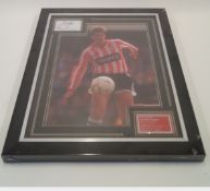 A hand signed framed photograph of Matt Le Tissier - in original sealed wrapping