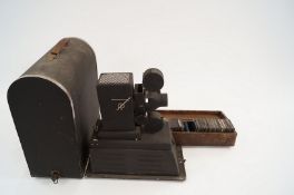 Magic lantern and projector with approx. 200 lantern slides - Turkey, India, UK