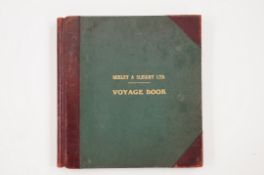 A Beeley and Slight Ltd voyage book ledger