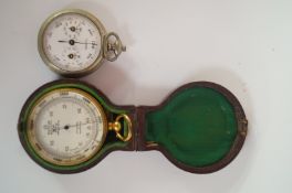 A cased opisometer along with another similar