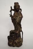 A 19th century bronze figure of Shiva, H 25cm