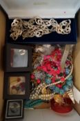 A quantity of costume jewellery and some watches